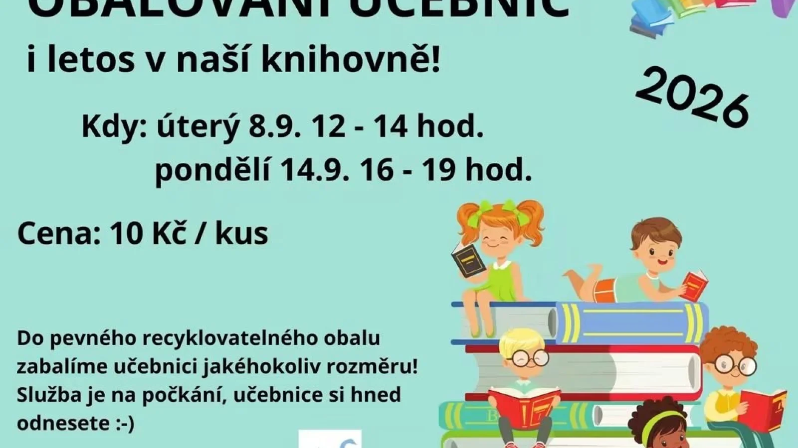 Obalování učebnic
