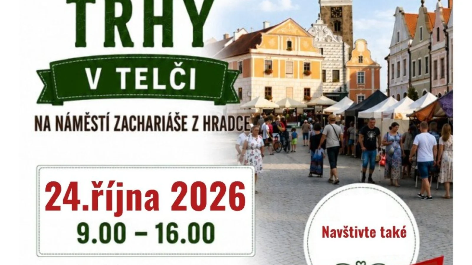Farmářské a řemeslné trhy v Telči – Trh, Telč