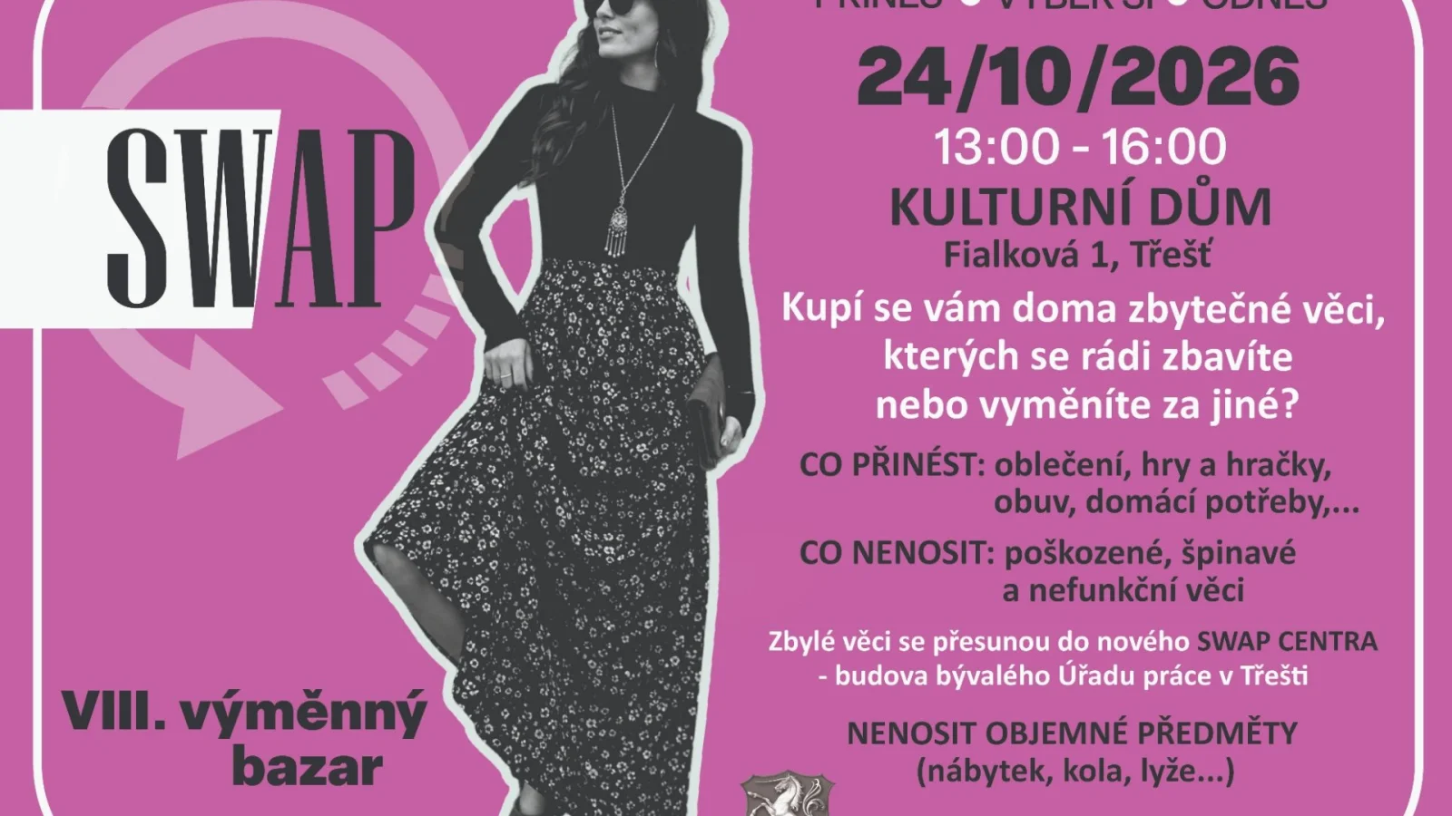 SWAP - VIII. výměnný bazar – Komunitní setkání, Třešť