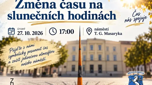 Změna času na slunečních hodinách – Komunitní setkání, Třešť