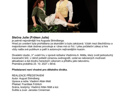 Slečna Julie – fotografie 1