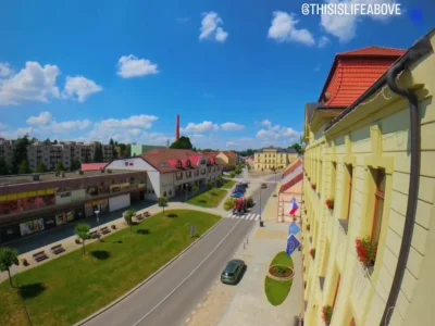 Městský úřad Třešť / zdroj Life Above