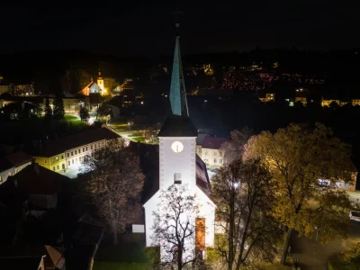 Kostel sv. Kateřiny / zdroj Life Above