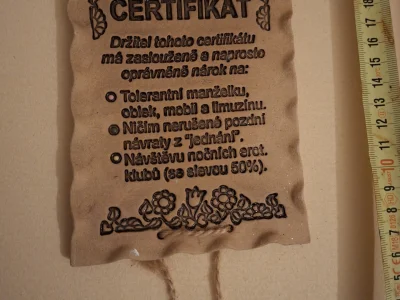 Hliněná tabulka žertovná